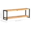 vidaXL TV skříňka 120x30x40 cm z masivního dřeva akácie Náhled obrázku produktu 5