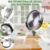 Glaskaraffe 2L mit Deckel Borosilikatglas Wasserkaraffe Produktbild-Vorschau 4
