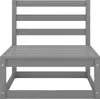9-tlg. Garten-Lounge-Set Grau Kiefer Massivholz Produktbild-Vorschau 7