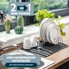 eluno Tapis d'égouttage avec égouttoir, tapis en silicone Voir les images du produit 2