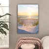 MuchoWow® - Leinwandbilder - Strand - Sonne - Düne - Gras - Produktbild-Vorschau 2