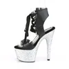 ADORE-700-14LG Damen Sandale von Pleaser, Schwarz EU 41, US Produktbild-Vorschau 3