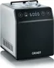 A Graef ice cream maker on a reflective surface with a light gray background. Produktbild-Vorschau