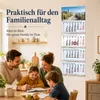 4 Monatskalender 2027 Nordsee Leuchtturm Strand 32x95,5 cm Produktbild-Vorschau 3