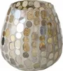 Boltze KEMIS Windlicht aus Mosaik im Farbmix braun beige, Produktbild-Vorschau 1