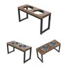 QLS Support de gamelle pour chiens 26,5 cm Double gamelle Voir les images du produit 14