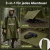Uni wasserdichter Regenponcho, Regenumhang mit Produktbild-Vorschau 6