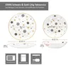12tlg Tafelservice Stars schwarz gold 6 Personen Essteller Produktbild-Vorschau 6
