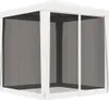 vidaXL Tenda per feste con 4 pareti laterali in rete 2 x 2 Anteprima dell’immagine prodotto 11