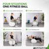 Tunturi Gymball 65 cm, bianco sporco, Anti Burst Anteprima dell’immagine prodotto 8