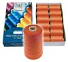 Nähgarn Polyester 1 Spule 40/2 120er 1000m Allesnäher Sortiment kürbisorange Produktbild-Vorschau