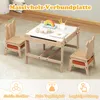 Tavolo per bambini COSTWAY, tavolo da pittura 4 in 1 con 2 Anteprima dell’immagine prodotto 6
