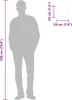 A diagram showing the dimensions of a product in relation to a human silhouette. Podgląd zdjęcia produktu