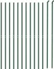 vidaXL Maschendrahtzaun mit Bodenflansch Grün 1,4x25 m Produktbild-Vorschau 3