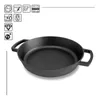 Ø36cm Gusseisenpfanne aus Gusseisen Bräter Schmortopf zwei Produktbild-Vorschau 8