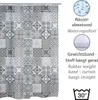 WENKO Tenda da doccia vasche da bagno 180x200 cm vasche da Anteprima dell’immagine prodotto 3