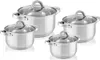 SET DE CUISSONS 8 pcs Set de casseroles à induction en Voir les images du produit 10