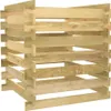 vidaXL Kompostownik z ramą z listew 90x90x90 cm Podgląd zdjęcia produktu 1