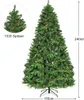 COSTWAY 240cm LED albero di Natale artificiale, albero di Anteprima dell’immagine prodotto 3
