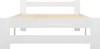 vidaXL Lit en bois massif pin blanc 90x200 cm Voir les images du produit 2