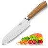 Santokumesser mit 17 cm Klingenlänge, Kullenschliff Produktbild-Vorschau 1