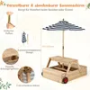 Stół piknikowy dla dzieci COSTWAY z piaskownicą i Podgląd zdjęcia produktu 7