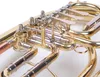 Karl Glaser Bb Tenor Horn 3 Ventile Goldmessing Mundrohr Produktbild-Vorschau 2