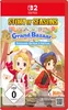 The image shows the front cover of a Nintendo Switch game case for 'Story of Seasons: Grand Bazaar'. It features cartoon characters, game title, and age rating. Produktbild-Vorschau