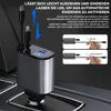 100W Auto Ladegerät mit Display, USB & Type-C, ausziehbares Produktbild-Vorschau 7