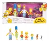 A product shot of The Simpsons family multi-pack toy set in its original packaging, with a separate image of the figures displayed outside the box. Podgląd zdjęcia produktu