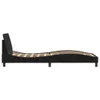 The Living Store Bettgestell mit Kopfteil Schwarz 80x200 cm Produktbild-Vorschau 6