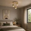 MasterLED Deckenleuchte Elen 3-flammig E27 beige-gold Produktbild-Vorschau 8