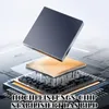 An exploded view of a computer chip with text overlay. Produktbild-Vorschau