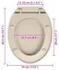 vidaXL Siège de toilette avec abaissement automatique Voir les images du produit 7