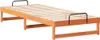 Estructura de cama Marrón 90 x 220 cm Madera de pino macizo Vista previa de la imagen del producto 4