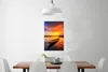 MuchoWow® Poster Boot - Wasser - Sonnenuntergang - Orange - Produktbild-Vorschau 2