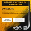 Extralink Support balcon pour antenne satellite 250 × 750 Voir les images du produit 5
