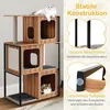 Drapak 2 w 1 Domek dla kota 3-poziomowy drapak ze Podgląd zdjęcia produktu 4