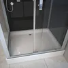 HOME DELUXE - Komplettdusche WAVE L - Schwarz,Maße: 100 x Produktbild-Vorschau 6