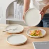 Teller set 4stück Ø21,3 cm Keramik Speiseteller Pastateller Produktbild-Vorschau 5