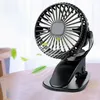 Přívěsný mini ventilátor USB nabíjený mobilní černý stolní Náhled obrázku produktu 8