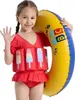 Kinder-Badehose mit Schwimmflügeln, rot, Größe 100 – Produktbild-Vorschau 3