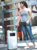 WESCO 153834-47 Standascher mit Dach EDELSTAHL MATT Produktbild-Vorschau 3