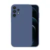 A blue phone case is shown on a white background. Produktbild-Vorschau