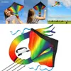 Flugdrachen Riesiger Regenbogen Drachen Leichtwinddrache Produktbild-Vorschau 2