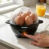 Cuociuova 7 uova con pulsante trasparente 360W Nero Anteprima dell’immagine prodotto 2