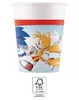 Bicchiere di carta Sonic 200ml/8pz. Anteprima dell’immagine prodotto 3