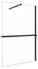 Duschspa Walk-In Dusche 80x200cm Schwarz Duschwand mit Produktbild-Vorschau 1