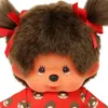 Monchhichi Plüschpuppe Mädchen rotes Kleid 20cm Kuscheltier Produktbild-Vorschau 6