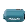 A teal Makita battery adapter is shown against a white background. Produktbild-Vorschau